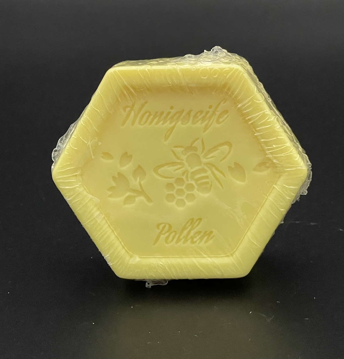 Honigseife mit Pollen