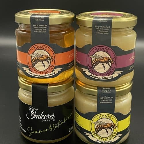 Sparset Honig 4x 250g