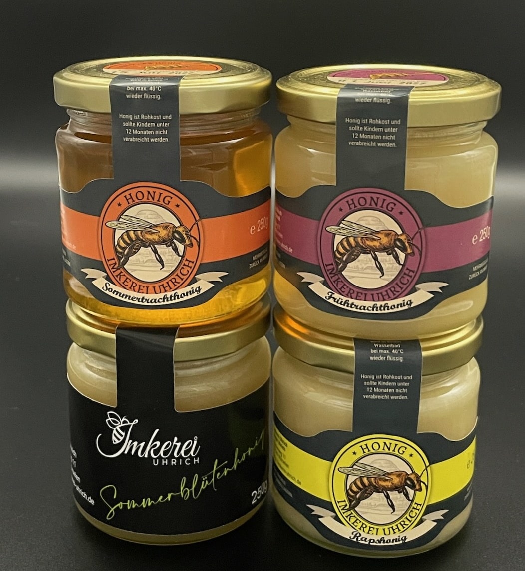 Sparset Honig 4x 250g